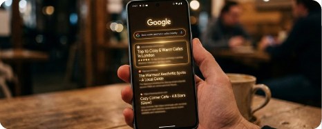 Google search journey search stage illustration