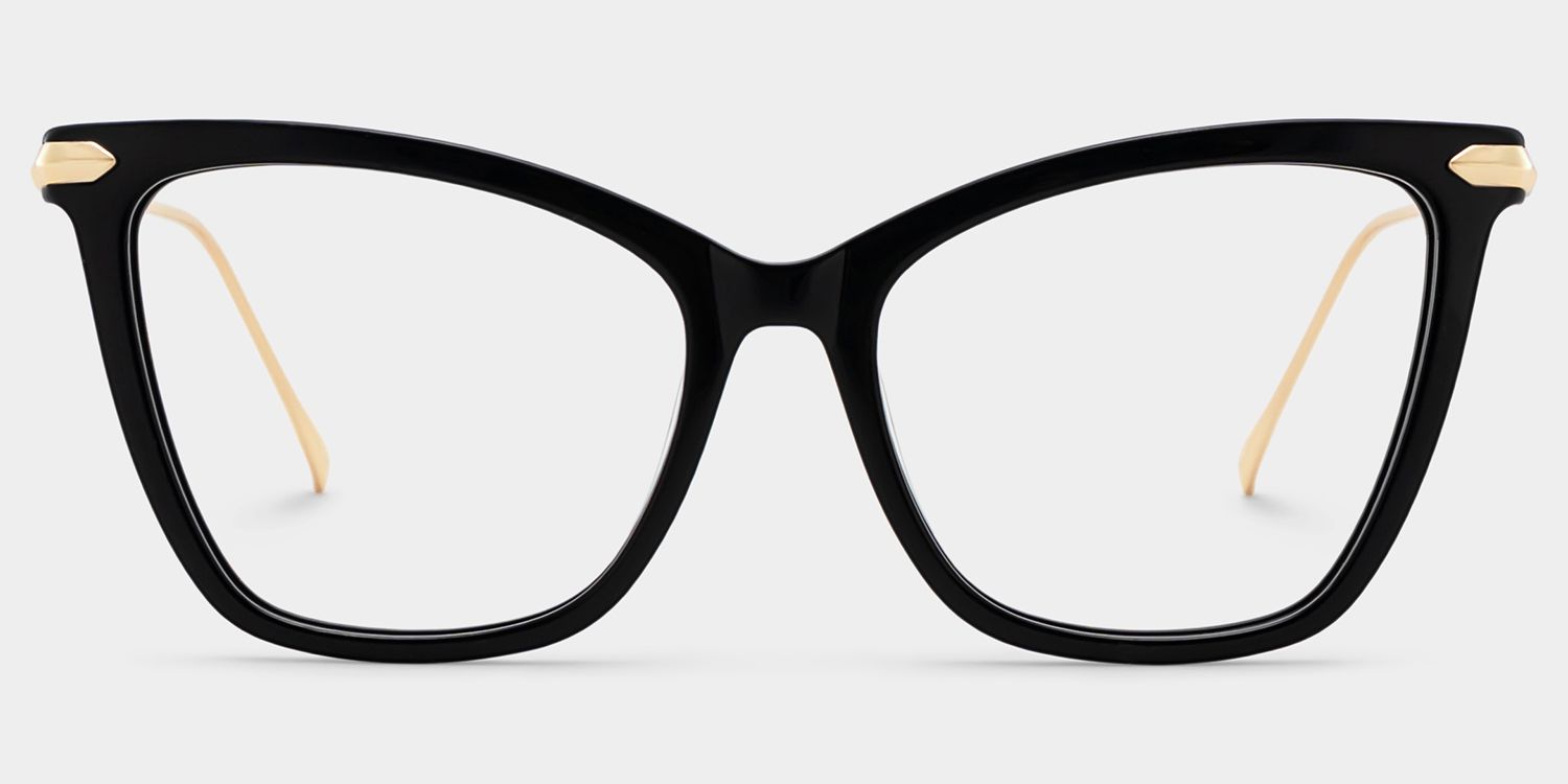 Hilary Butterfly Black Glasses