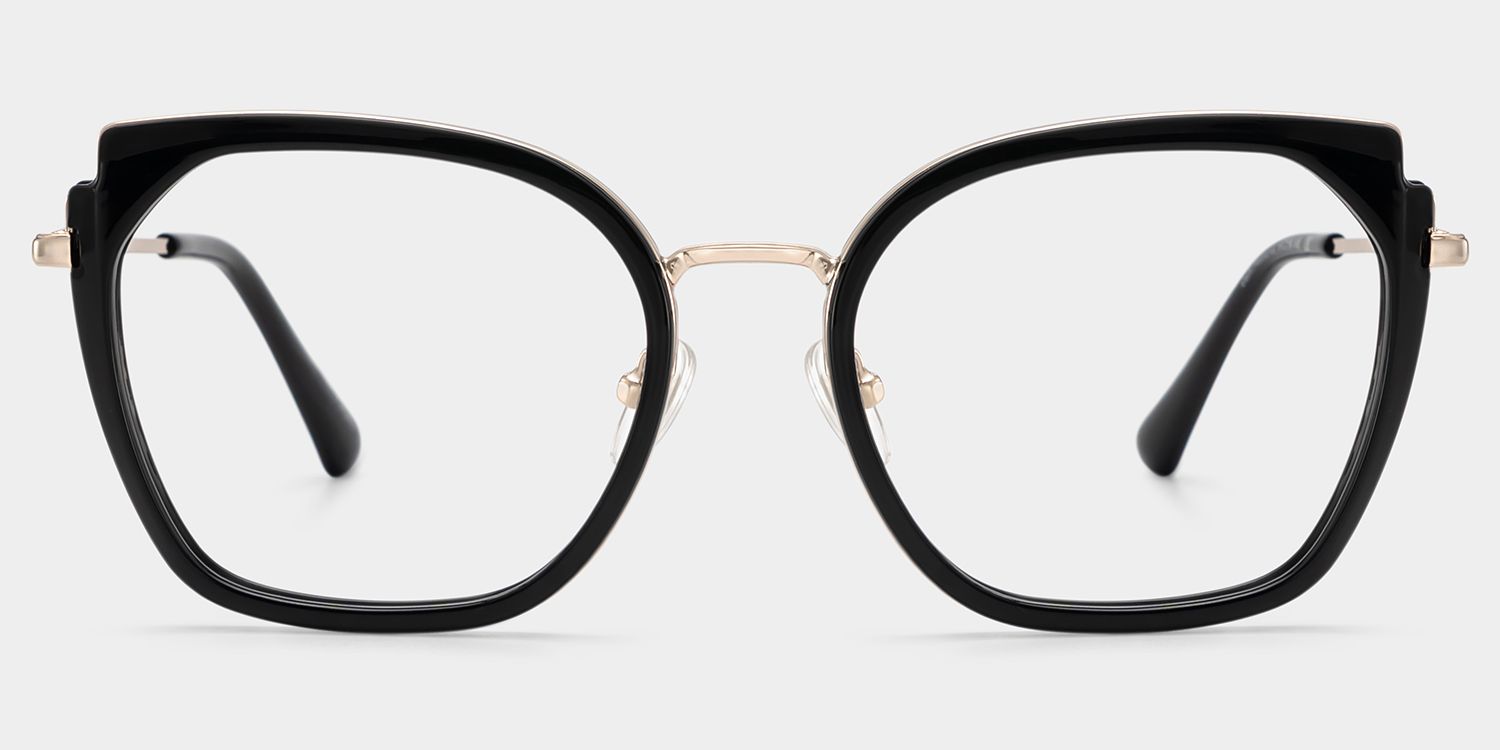 Murcia Square Black Glasses