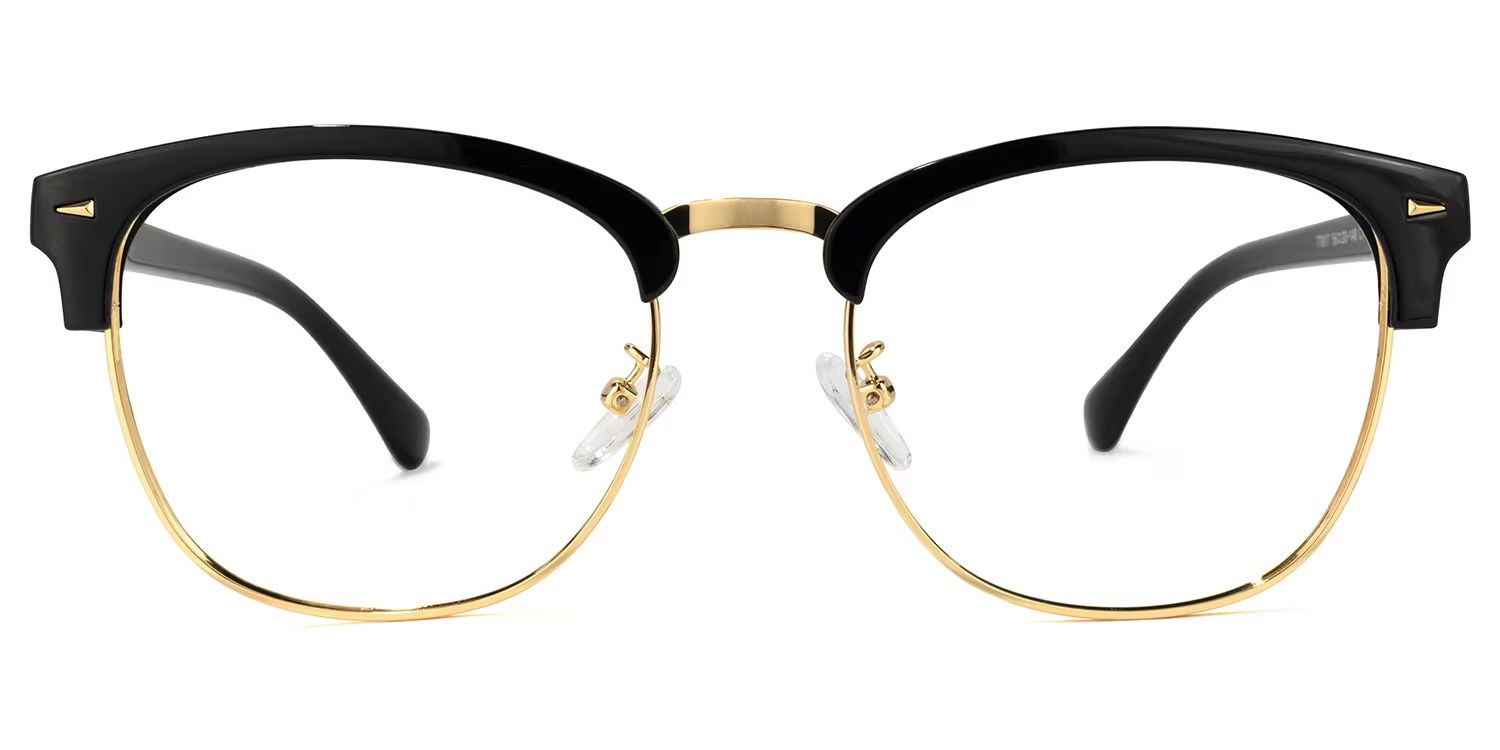 Lasha Browline Black Glasses